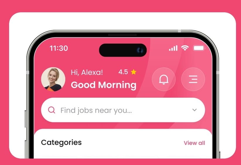Caregiver: Caregiver app: find jobs near you