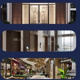 Wayfinder: QR codes at entrances, lift lobbies and food courts