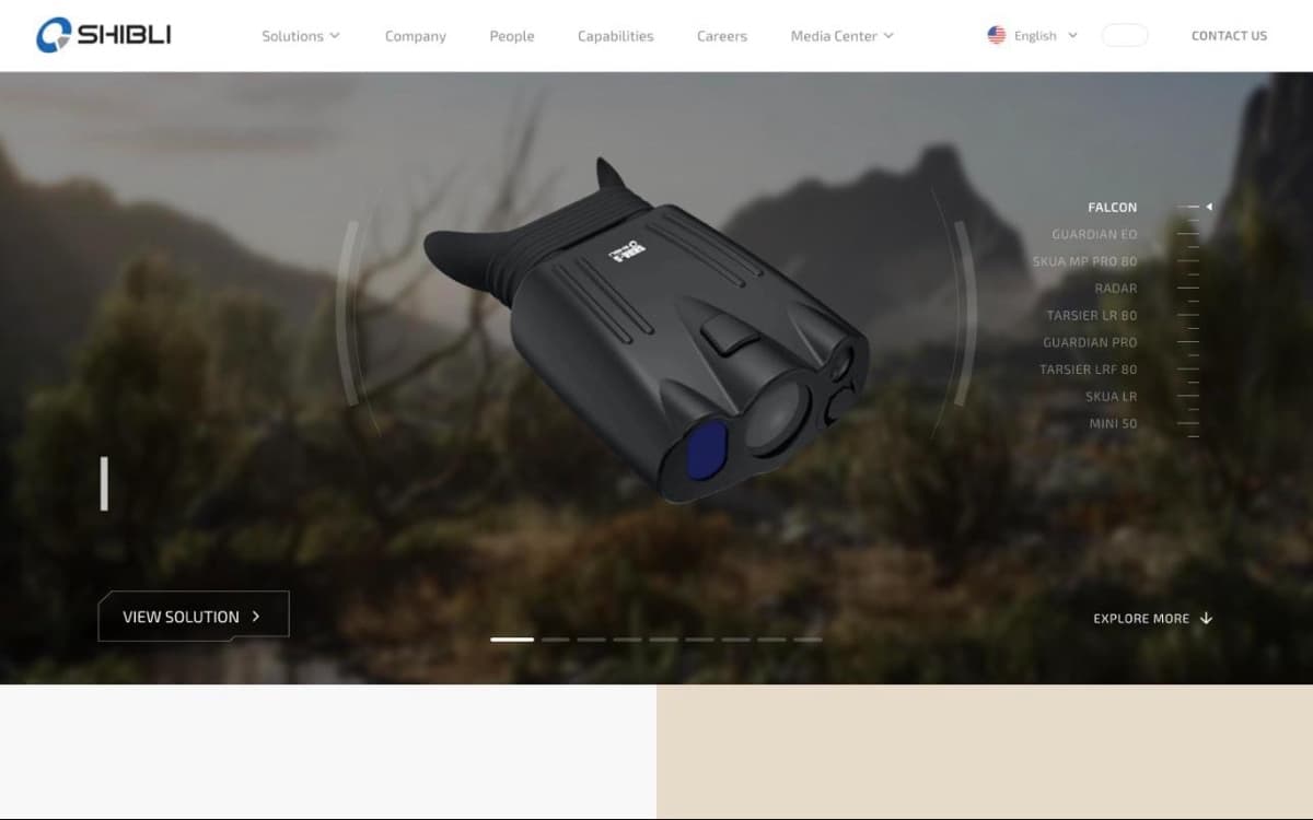 Shibli website home page